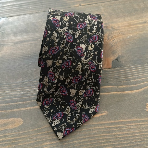 Gorgeous Oscar de la Renta silk tie - Picture 1 of 5
